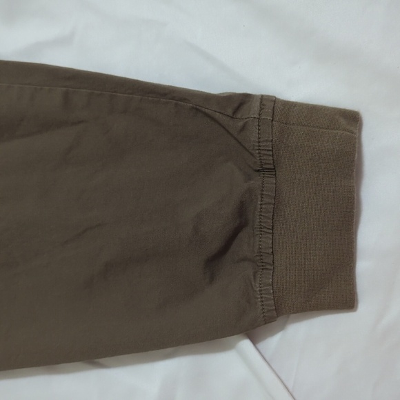 Madewell Twill Drawstring Jogger Pants, Color Distant Surplus Size XXS - Picture 7 of 16
